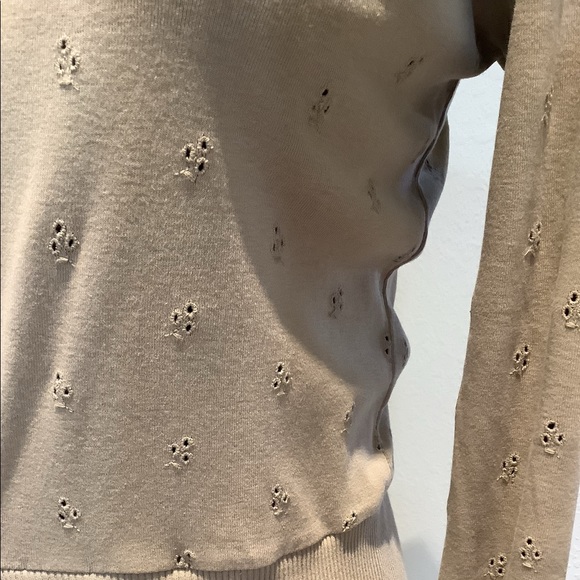 NWOT EYELET TWIN SET CARDIGAN - Picture 5 of 12